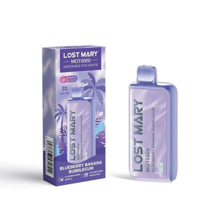 Lost Mary 10000-Blueberry Banana Bubblegum