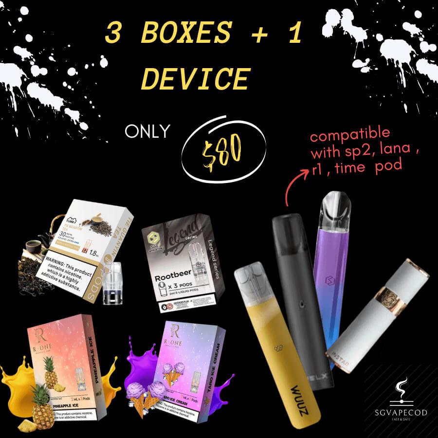 SG VAPE Device Pod Bundle B