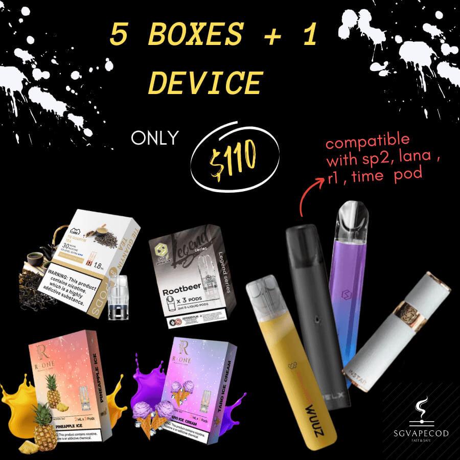 SG VAPE Device Pod Bundle C