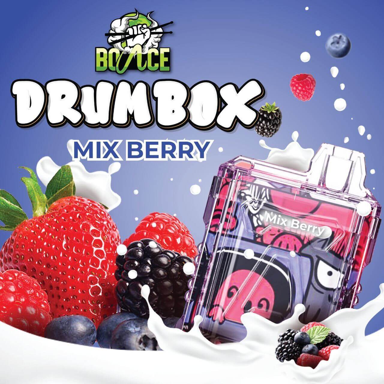 BOUNCE 7000 DRUM BOX(SG VAPE COD)-MIX BERRY