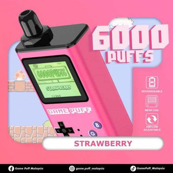 GAME PUFF 6000 (SG VAPR COD) - STRAWBERRY