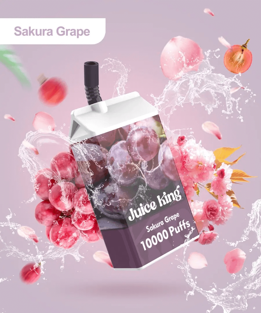 JUICE KING 10000 (SG VAPE COD)-SAKURA GRAPE