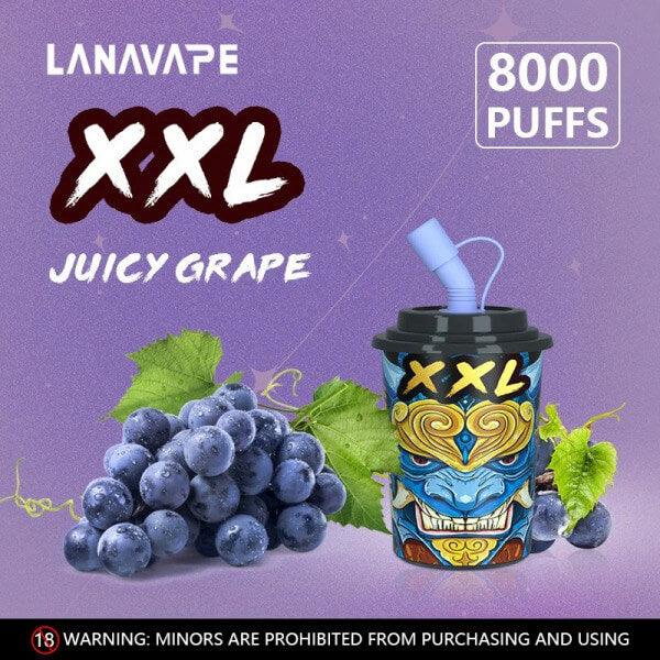 Lana-XXL-8000-Puffs-Juicy-Grape-(SGVAPESGCOD)