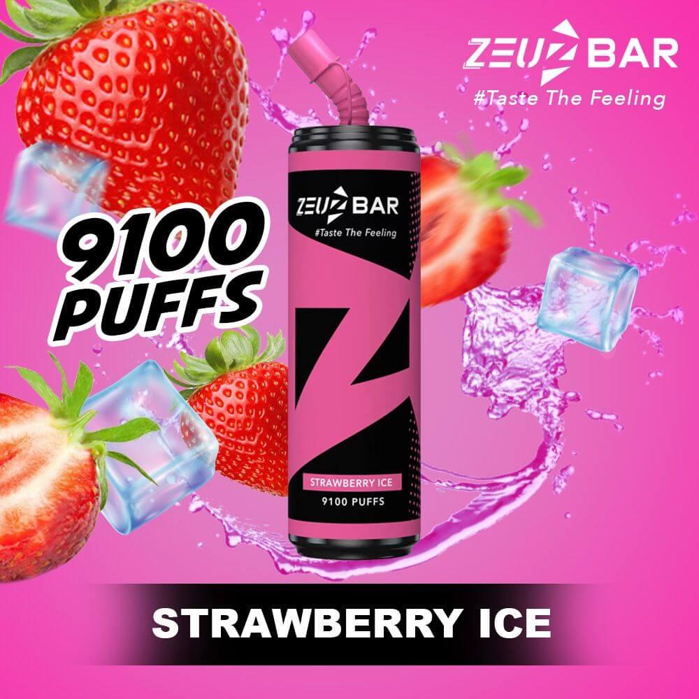 Zues-Bar-9100-Puffs-Strawberry-Ice-(SGVAPESGCOD)